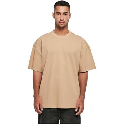 Build Your Brand T-shirt för män, ultratyst bomullslåda, basic t-shirt för män, överdimensionerad passform, storlekar XS – 5XL, Unionbeige, 5XL Build Your Brand T-shirt för män, ultratyst bomullslåda, basic t-shirt för män, överdimensionerad passform, storlekar XS – 5XL, Unionbeige, 5XL