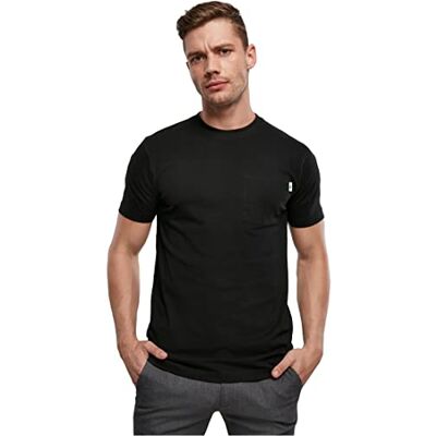 Urban Classics Herr ekologisk bomull basic pocket t-shirt, svart, S Urban Classics Herr ekologisk bomull basic pocket t-shirt, svart, S