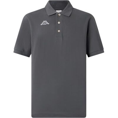 Kappa Polo, herr, bomull, tennis, modell: MALTAX 5 MSS-logotyp, Grå vulkanisk, S Kappa Polo, herr, bomull, tennis, modell: MALTAX 5 MSS-logotyp, Grå vulkanisk, S