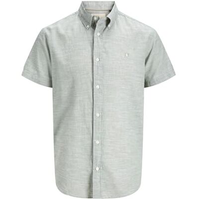 JACK & JONES Jprblusummer Shield S/S Shirt Pls, Säkringsgrön, 4XL JACK & JONES Jprblusummer Shield S/S Shirt Pls, Säkringsgrön, 4XL