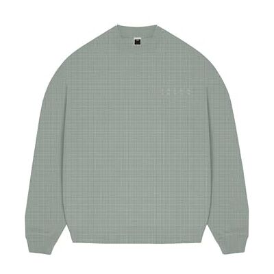 JACK & JONES Jcopacer Structure Crew Neck Smu, Aqua Gray, M JACK & JONES Jcopacer Structure Crew Neck Smu, Aqua Gray, M