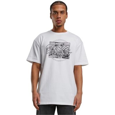 Tee Fearless Legend tung oversize t-shirt män vit M, Vit, M Tee Fearless Legend tung oversize t-shirt män vit M, Vit, M