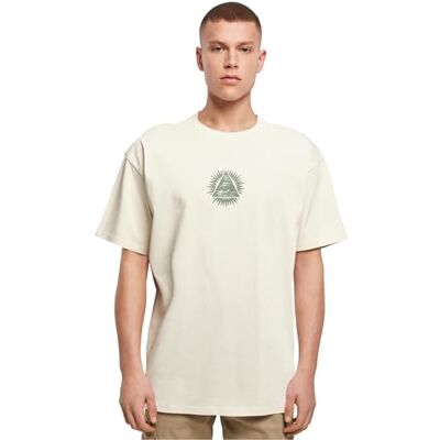 Tee Upscale herr-t-shirt, New Order oversize t-shirt, tryck t-shirt för män, överdimensionerad passform, streetwear, sand, M Tee Upscale herr-t-shirt, New Order oversize t-shirt, tryck t-shirt för män, överdimensionerad passform, streetwear, sand, M