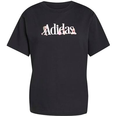 adidas Kobiety SOFT SPORTS GRAPHIC TSHIRT, black, XS adidas Kobiety SOFT SPORTS GRAPHIC TSHIRT, black, XS