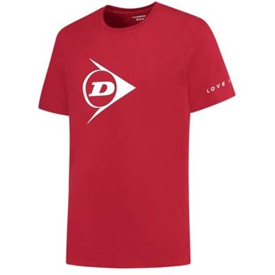 Dunlop Essentials Promo T-shirt, mörkröd, L, mörkröd, L Dunlop Essentials Promo T-shirt, mörkröd, L, mörkröd, L