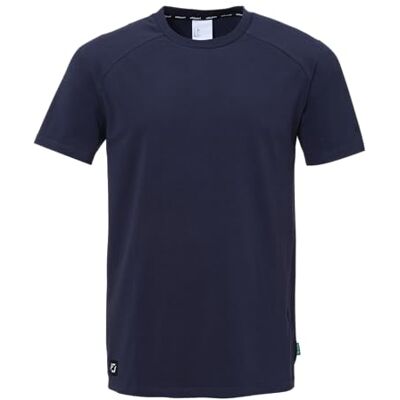 uhlsport ID T-shirt fitnessskjorta för barn och vuxna – fotbollströja – andningsbar och bekväm, marinblå, XXL uhlsport ID T-shirt fitnessskjorta för barn och vuxna – fotbollströja – andningsbar och bekväm, marinblå, XXL