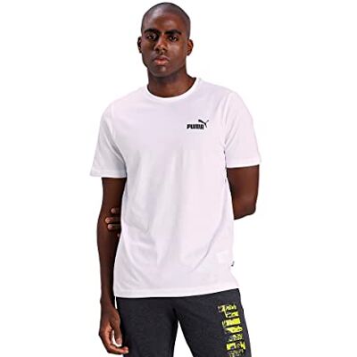 PUMA Ess Small Logo Tee (S) T-shirt för män PUMA Ess Small Logo Tee (S) T-shirt för män