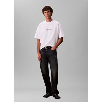 Calvin Herr SS RLXD Standard Logo CREWNK T-shirts, vit (ljus vit), XXL_Plus Calvin Herr SS RLXD Standard Logo CREWNK T-shirts, vit (ljus vit), XXL_Plus