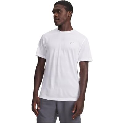 Under Armour UA Velociti SS Kortärmad Toppar Vit/Reflekterande Storlek: XL Under Armour UA Velociti SS Kortärmad Toppar Vit/Reflekterande Storlek: XL