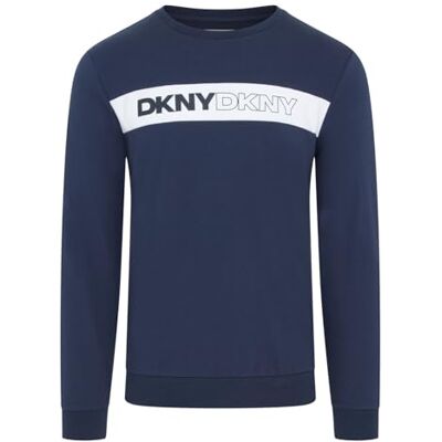 DKNY Braves Långärmad T-Shirt För Män – 100% Bomull Herr T-Shirt, Andningsbar Lounge-Topp, Normal Passform, Modern Design, 100% Bomull, Marinblå Långärmad Topp, Marinblå, Xl DKNY Braves Långärmad T-Shirt För Män – 100% Bomull Herr T-Shirt, Andningsbar Lounge-Topp, Normal Passform, Modern Design, 100% Bomull, Marinblå Långärmad Topp, Marinblå, Xl