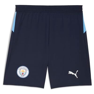 PUMA Manchester City FC Herr Shorts 25/26, Blå (Deep Navy x Team Light Blue), S PUMA Manchester City FC Herr Shorts 25/26, Blå (Deep Navy x Team Light Blue), S