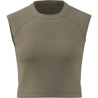 adidas Kobiety ALL SZN RIB TANK, Wonder Cargo, M adidas Kobiety ALL SZN RIB TANK, Wonder Cargo, M