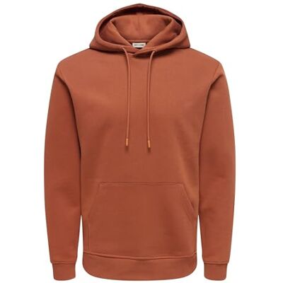 Only & Sons Sweat Hoodie Onsconnor Life Reg-Noos huvtröja, Sequoia, XS Herr, Redwood, XS Only & Sons Sweat Hoodie Onsconnor Life Reg-Noos huvtröja, Sequoia, XS Herr, Redwood, XS