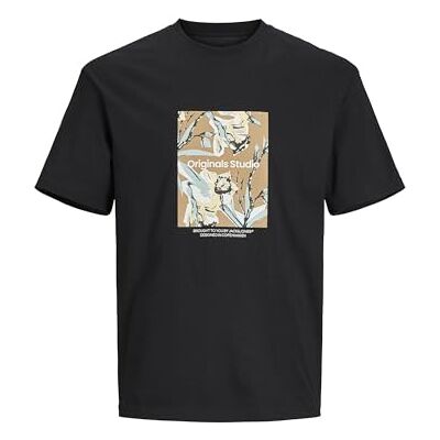 JACK & JONES JACK&JONES JORSEQUOIA Tee SS Crew Neck, svart, L JACK & JONES JACK&JONES JORSEQUOIA Tee SS Crew Neck, svart, L