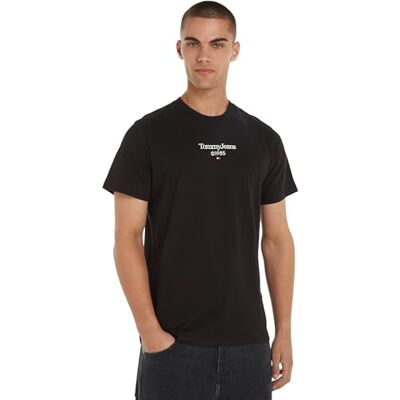 Tommy Jeans herr Tjm Slim Tj 85 Entry Tee Ext Dm0dm18569 S/S T-shirts, svart, XS, Svart, XS Tommy Jeans herr Tjm Slim Tj 85 Entry Tee Ext Dm0dm18569 S/S T-shirts, svart, XS, Svart, XS