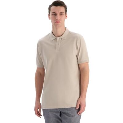 Dagi Stone Grey Fashion Stickad regular piké kortärmad piké neck t-shirt, stengrå, S, Stengrå, S Dagi Stone Grey Fashion Stickad regular piké kortärmad piké neck t-shirt, stengrå, S, Stengrå, S