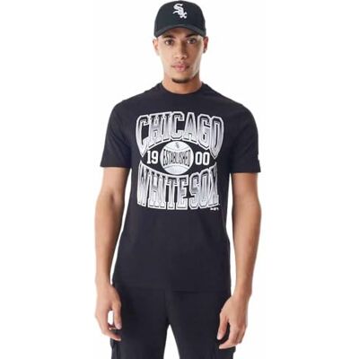 New Era MLB GRADIENT T-shirt Chicago Whitete Sox svart vit New Era MLB GRADIENT T-shirt Chicago Whitete Sox svart vit