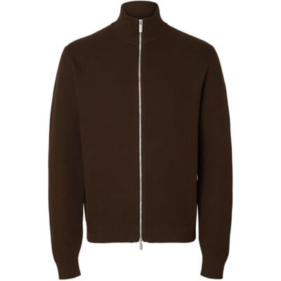 SELECTED HOMME SELECTED FEMME Slhdane Ls stickad struktur full dragkedja Noos, Halv kopp, L SELECTED HOMME SELECTED FEMME Slhdane Ls stickad struktur full dragkedja Noos, Halv kopp, L