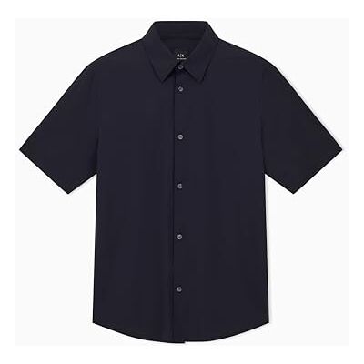 Giorgio Armani Essential, kortärmad bekväm passform, blå, XL, djup marin, XL Giorgio Armani Essential, kortärmad bekväm passform, blå, XL, djup marin, XL
