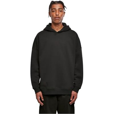Build Your Brand Herr oversized Cut On Sleeve huvtröja, svart, L Build Your Brand Herr oversized Cut On Sleeve huvtröja, svart, L