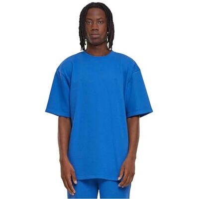 Urban Classics T-shirt för män Light Terry T-shirt Crew Royal L, Kunglig, L Urban Classics T-shirt för män Light Terry T-shirt Crew Royal L, Kunglig, L