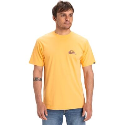 Quiksilver Ev Mini logo SS T-shirt herr, Schamois, XS Quiksilver Ev Mini logo SS T-shirt herr, Schamois, XS