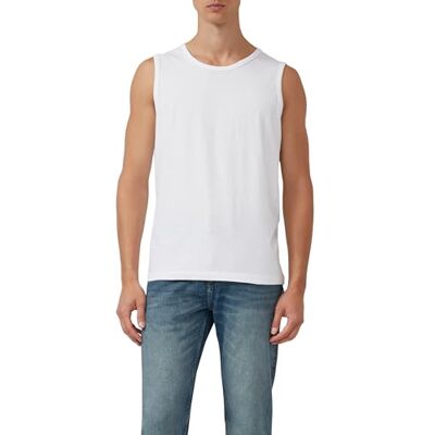 s.Oliver T-shirt för män, Vit 0100, M s.Oliver T-shirt för män, Vit 0100, M