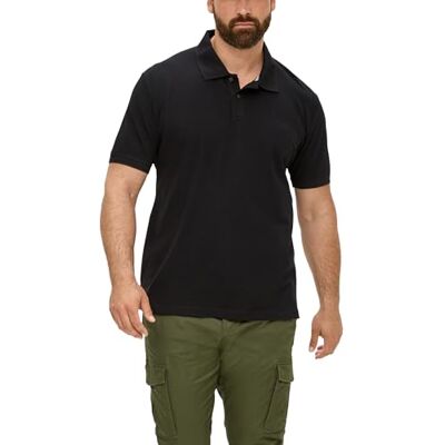 s.Oliver pikétröja för män, svart, 5XL s.Oliver pikétröja för män, svart, 5XL