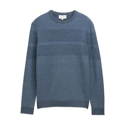 TOM TAILOR herrtröja, 38800 – Teal Off White Navy Design, L TOM TAILOR herrtröja, 38800 – Teal Off White Navy Design, L