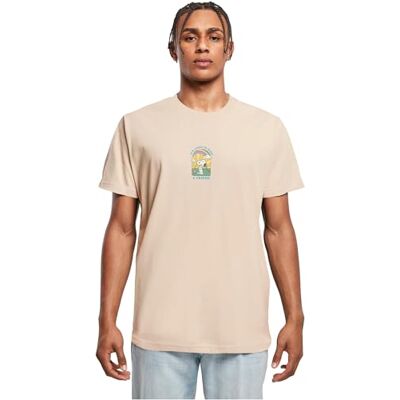 MERCHCODE MC Män toppar Peanuts för män – It's Good to Have a Friend T-shirt rund hals, normal passform, 100% bomull, L, sand, L MERCHCODE MC Män toppar Peanuts för män – It's Good to Have a Friend T-shirt rund hals, normal passform, 100% bomull, L, sand, L