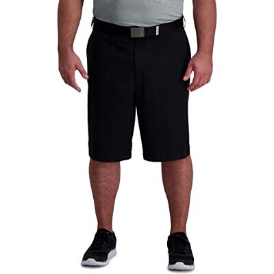 Haggar Men's Active Series Vent Short (Regular and Big and Tall Sizes), Black-BT, 48 Haggar Men's Active Series Vent Short (Regular and Big and Tall Sizes), Black-BT, 48