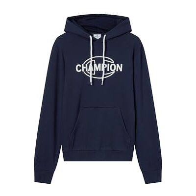 Champion Legacy-huvtröja för män, BLÅ, S Champion Legacy-huvtröja för män, BLÅ, S