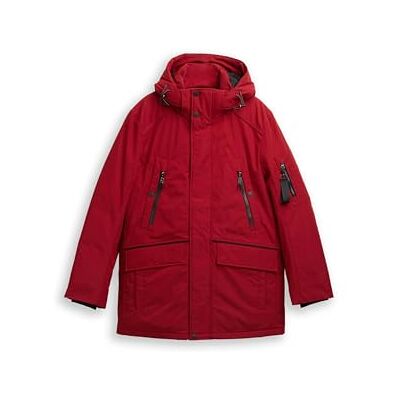 TOM TAILOR herr 1047040 Parka, 10814-Coach Röd, L, 10814 – Coach Red, L TOM TAILOR herr 1047040 Parka, 10814-Coach Röd, L, 10814 – Coach Red, L
