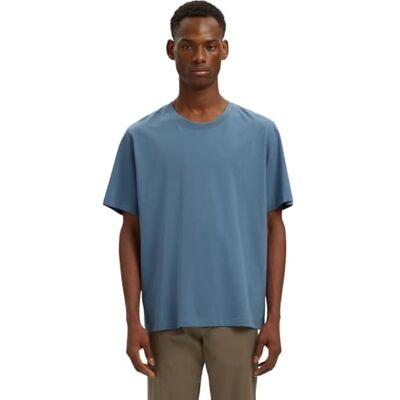 SELECTED MEN SELECTED Män Slhaspen Ss O-Neck Tee Noos, Blå Mirage, S SELECTED MEN SELECTED Män Slhaspen Ss O-Neck Tee Noos, Blå Mirage, S