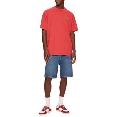 LTB Jeans herr t-shirt tillverkad av bomull i röd regular fit – storlek S, röd, S LTB Jeans herr t-shirt tillverkad av bomull i röd regular fit – storlek S, röd, S