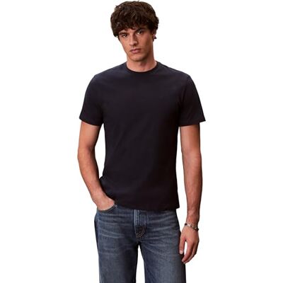 Calvin Herr SS Classic Monogram TEE 2PK LV04RD001G T-shirts, multi (mörk safir/höger vit), XXL_Plus, Multi (mörk safir/ljusvit), XXL Calvin Herr SS Classic Monogram TEE 2PK LV04RD001G T-shirts, multi (mörk safir/höger vit), XXL_Plus, Multi (mörk safir/ljusvit), XXL