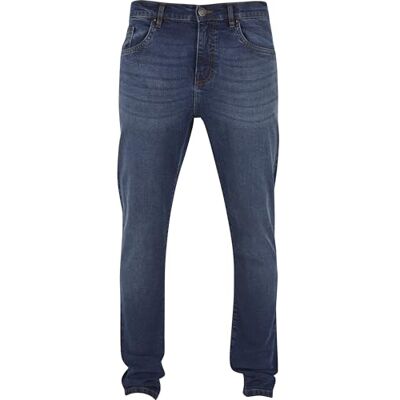 Urban Classics Herrbyxor Heavy Ounce Slim Fit Jeans New Dark Blue Waed 30, Ny mörk blå tvättad, 30 Urban Classics Herrbyxor Heavy Ounce Slim Fit Jeans New Dark Blue Waed 30, Ny mörk blå tvättad, 30