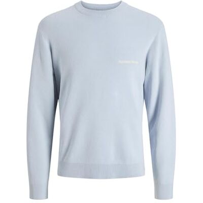 JACK & JONES Jornorrebro Light Knit Crew Neck, Skyway, M JACK & JONES Jornorrebro Light Knit Crew Neck, Skyway, M