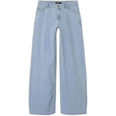 Lmtd Nlfkizza DNM Lw Wide byxa Noos, Ljusblå denim, 158 Lmtd Nlfkizza DNM Lw Wide byxa Noos, Ljusblå denim, 158