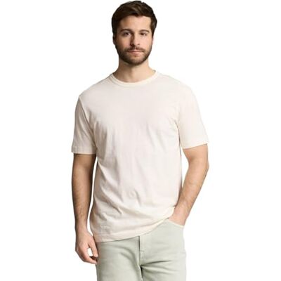 TOM TAILOR 1045627 T-shirt, 10348-gardenia vit, XL herr TOM TAILOR 1045627 T-shirt, 10348-gardenia vit, XL herr