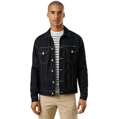 Pepe Jeans Regular Jacket Jacket, blå (Denim-6C0), L herr, Blå (Denim-6C0), L Pepe Jeans Regular Jacket Jacket, blå (Denim-6C0), L herr, Blå (Denim-6C0), L