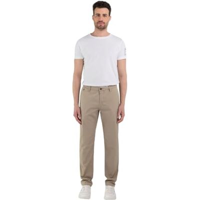 Replay Herr regular fit Chino Jeans Benni X-Lite Plus-kollektion, 225 Sahara, 36W x 32L Replay Herr regular fit Chino Jeans Benni X-Lite Plus-kollektion, 225 Sahara, 36W x 32L