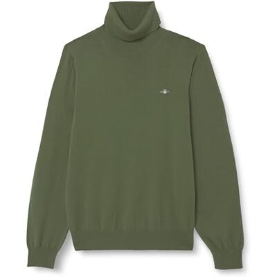 GANT CTN/WO rullkrage, Country Green, 3XL GANT CTN/WO rullkrage, Country Green, 3XL