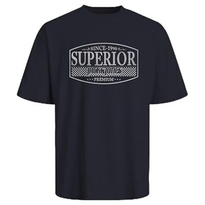 JACK & JONES Jprblunoah Ss Tee FST, natthimmel, M JACK & JONES Jprblunoah Ss Tee FST, natthimmel, M