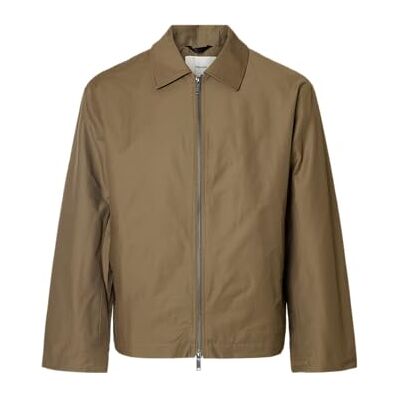 SELECTED MEN SELECTED Män Slhcedric ovadderad Blouson Noos, Caribou, xx_l, caribou, XXL SELECTED MEN SELECTED Män Slhcedric ovadderad Blouson Noos, Caribou, xx_l, caribou, XXL