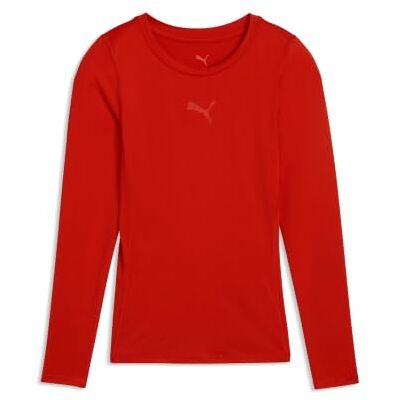PUMA teamLIGA26 Baselayer Tee LS Jr, 164, Röd PUMA teamLIGA26 Baselayer Tee LS Jr, 164, Röd