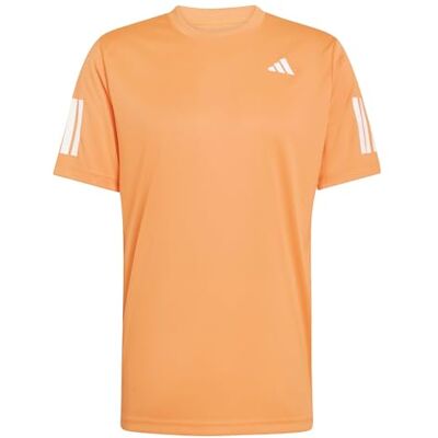 adidas Mezczyzni CLUB TENNIS CLIMACOOL 3-STRIPES T-SHIRT, Pure Orange, M adidas Mezczyzni CLUB TENNIS CLIMACOOL 3-STRIPES T-SHIRT, Pure Orange, M