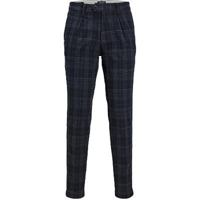 JACK & JONES Bestseller A/S JPSTACE JJHARVEY Winter Chino SN, Mörk marin/detaljer: check, 28W / 32L JACK & JONES Bestseller A/S JPSTACE JJHARVEY Winter Chino SN, Mörk marin/detaljer: check, 28W / 32L