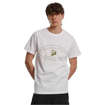 Tee herr Manhattan Fruitier T-shirt, Vit, M Tee herr Manhattan Fruitier T-shirt, Vit, M