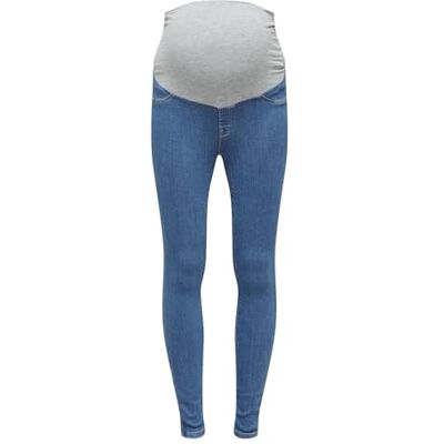 ONLY Kvinnors OLMRAIN Life REG skinny Jegging MBD DNM jeans, medium blå denim, XL/32 ONLY Kvinnors OLMRAIN Life REG skinny Jegging MBD DNM jeans, medium blå denim, XL/32